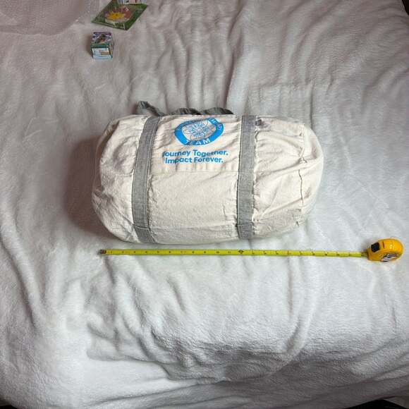 Respiratory Therapy Team Recycled Cotton Barrel Duffel Bag - Picture 3 of 6